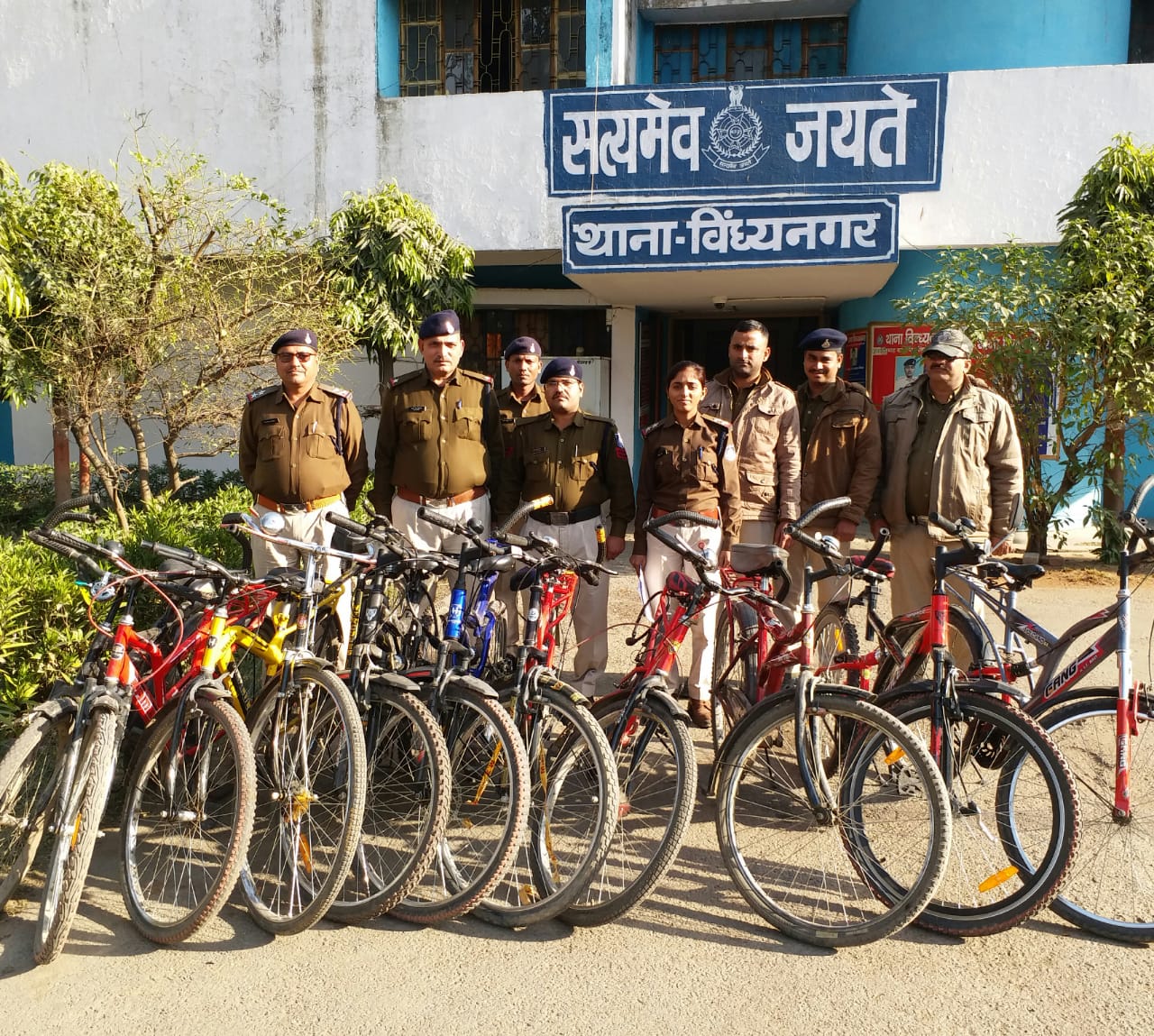 साइकिल चोर चढ़े विंध्यनगर पुलिस के हत्थे... 